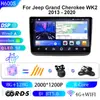 Compatível com Jeep Cherokee 2013-2020, este sistema de navegação GPS com câmera de ré e DVD é tudo-em-um e compatível com CarPlay.