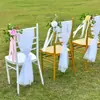 2026 Arreglo de Silla para Boda al Aire Libre Escandinava Flor de Respaldo de Silla Ramo Decoración Flor de Respaldo de Silla Atrezzo Fotografía de Boda Artificial Bosque