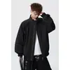 Nova Jaqueta Masculina 2026 Gola Alta Moda Masculina Corta-Vento High Street Estilo Americano Primavera Três Provas Caimento Solto Top