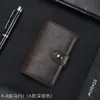 Portatarjetas de Fibra de Carbono y Aleación de Aluminio para Hombre Transfronterizo Hebilla Automática Europea y Americana Fabricante de Portatarjetas Venta al por Mayor