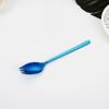 Garfo de Colher de Salada de Aço Inoxidável 304 Coreano Criativo Longo Handle Fork Spoon Integrated Tableware Garfo de macarrão