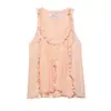 Exportação Atacadista Popular de Roupas Femininas do Aliexpress Transfronteiriço Novo Ponto Zr Soltos e Fofos Tops Decorativos em Camadas