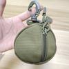 Cartera deportiva táctica mini multifuncional para hombre, bolsa para auriculares, tarjetero, monedero, mini monedero
