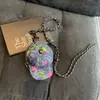 Lanyard de Mezclilla Personalizado Estilo Coreano Moderno, Sombrero, Bolso Cruzado Mini, Bolso Pequeño de Nicho, Monedero de Viaje Transfronterizo