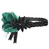 Accesorios para el Cabello de Estilo Nuevo Transfronterizo 1920s Retro Borla Pluma Colorida Accesorios para el Cabello Actuación en Escenario Mascarada Modelo
