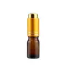 Botella de Aceite Esencial Marrón de 5 ml, Botella de Vidrio Marrón con Gotero, Botella de Relleno con Gotero, Botella de Muestra de Prueba Cosmética