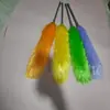 Plumero de plástico con mango blanco 20g Plumero tamaño pequeño plumero adsorción electrostática plumero comercio exterior plumero de plumas