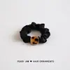 Temperamento En Línea ~ Anillo de Colon Francés Cuerda para el Cabello Celebridad de Internet Femenina Anillo para el Cabello de Sección Transversal Niñas Coreanas ins Accesorios para el Cabello y Tocados Simples