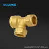 Accesorios de Latón Hailiang para Tuberías Funda para Tarjeta Codo Lateral con Rosca Interior Accesorios de Cobre para Tuberías Conexión Accesorios de Refrigeración Ingeniería Venta al por Mayor