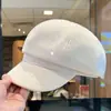 Nuevo sombrero octagonal de moda de alta calidad estilo coreano con pedrería para mujer, boina elegante y versátil de pico de pato para pintor