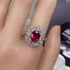 Colección de Anillos de Latón Plateado con Circonita de Moda Más Vendidos, Anillos de Plata de Lujo Ligero Transfronterizos, Versátiles para el Uso Diario