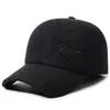 Gorra de lana de invierno para hombre con protección para las orejas, gorra de béisbol cálida para mediana edad y ancianos, papá, abuelo, ancianos, gorra de béisbol gruesa con forro de vellón