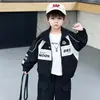 Chaqueta de Motocicleta Genial para Niño Primavera y Otoño 2026 Nueva Elegante Ropa de Otoño para Niño Pequeño Bebé Top Chaqueta Infantil Moderna