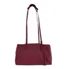 Nova bolsa tote de nylon simples, leve e versátil, cor sólida, estilo coreano, para o outono, bolsa de ombro casual de grande capacidade para o dia a dia
