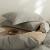Juego de Cuatro Piezas Engrosado de Algodón Cepillado de 100 Hilos para Otoño e Invierno, Lujo Accesible Funda de Edredón de Algodón de Fibra Larga, Sábanas de Cama, Sábanas Ajustables, Juego de Tres Piezas de Algodón Puro