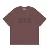 Camiseta de Manga Corta con Estampado de Niebla de Verano, Letras Estéreo, Líneas Múltiples, Esenciales, para Hombre y Mujer