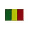 Em estoque, fornecimento de bolsa para atividades ao ar livre com bordado de bandeira nacional africana e velcro com carimbo de tecido bordado