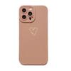 Coração Lateral Iphone14 Estampagem a Quente Coração Sólido Capa para Celular Olho de Pupila Apple 14 Adequado para Xr Furo Fino 13/7 Capa Macia