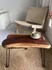 Mesa de Centro Plegable de Madera Maciza, Mesa Pequeña Simple para Balcón Exterior, Mesa Baja Tatami para Sala de Estar, Mesa de Centro para Balcón