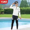 Traje de Baño para Niños Niños 2026 Nuevo Traje de Baño con Protección Solar Manga Larga Pantalón Largo Traje de Baño Profesional para Niños Medianos y Grandes