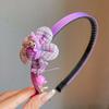 Diadema Morada Kouromi para Niños y Niñas, Liga para el Cabello Presionada, Diadema, Lindos Clips para el Cabello con Flequillo de Bebé, Tocado