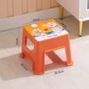 Silla para niños simple moderna económica taburete para mesa de centro silla de plástico para mesa de comedor apilable taburete bajo para cambiar zapatos en la entrada