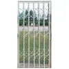 Puerta de Entrada de Acero Inoxidable Corredera a Medida, Puerta Plegable de Balcón, Puerta Corredera de Entrada para el Hogar, Puerta Corredera Telescópica