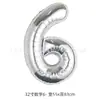Globos Digitales Versión Americana de 32 pulgadas Globos de Película de Aluminio Oro Plata Decoración para Fiesta de Cumpleaños Boda Día de Año Nuevo Venta al por Mayor