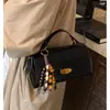 Textura de Alta Gama, Simple y Versátil, Estilo para Viajar, Estilo Coreano 2025 Otoño Bolso Pequeño Cuadrado de Hombro Cruzado de Mano para Mujer