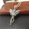 Productos nuevos al por mayor plata de ley S925 retro moderno alternativo colgante plata tailandesa acero tallado mortero colgante para hombre decoración de coche