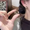 Pendientes Dorados con Forma de Gota para Mujer, Clips Metálicos Retro Personalizados, Accesorios de Lujo Ligero, Diseño Retro en Forma de Gota