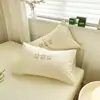 2026 Nuevo Modelo Algodón Puro Grado A Algodón Lavado Encriptado Funda de Almohada Pieza Única - Oso Feliz