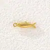 [Série Oceano] Aço Titânio Exquisite Concha, Estrela do Mar, Cavalo-Marinho, Lagosta e Peixinhos Pingentes Acessórios para Colar DIY