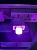 Luz de Noche USB, Lámpara Inalámbrica de Mesita de Noche para Protección Ocular para Dormitorio, Adorno Decorativo Enchufable, Iluminación de Ambiente Colorida
