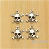 Colgante de aleación de zinc retro DIY, tocado de calavera, accesorios, venta al por mayor, directo de fábrica 7164