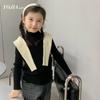 [Pronta Entrega Suéter para Meninas Roupa de Inverno 2025 Novo Estilo Versátil Suéter para Bebês Estilo Outono e Inverno Roupa de Baixo para Crianças Estilo K