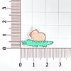 Nuevo pasador de horquilla de pinza de cocodrilo color caqui, broche, parche para carcasa de teléfono móvil, anillo, accesorios, niños, horquilla para niña, música mecedora