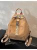 Mochila de Tecido de Nylon Transfronteiriça Feminina Grande Capacidade Casual Nicho Estudante Mochila Escolar Estilo Coreano Versátil Leve Mochila de Viagem
