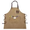 Delantal de lona multibolsillos flor worker electricista jardinero mesero de cafetería overol se puede imprimir LOGOTIPO en stock