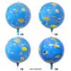 Balão de Folha de Alumínio Impresso 4D Bola 3D Estrela Balão Quadrado Seis Lados Balão de Hélio 22 Polegadas