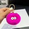 Llavero Colgante de Bola Pequeña de Piel de Conejo Ins Tendencia Peluche Bola Pequeña Decoración de Mochila Regalo Estilo Ins