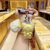 Cordón para Teléfono Móvil, Llavero Creativo Lindo de Kuromi con Oro 999, Colgante para Bolso, Regalo para Novia, Regalo Pequeño