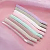 Nuevo Cuchillo para Cejas con Malla Portátil Hoja de Acero Inoxidable Raspador de Cejas de Paja Herramienta de Belleza para Maquillaje Mango Corto Cuchillo para Cejas