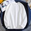 Direto da fábrica 260 gramas de pesado outono de 2022 moda High Street suéter masculino e feminino cor sólida gola redonda casaco conjunto para casais