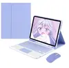 Adecuado para Funda de Cuero para iPad 10, Teclado Bluetooth Air 6, Funda Protectora para iPad 11, iPad 10.2 Magic Touch Air 4