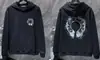 25S Nova Série de Moletons com Zíper de Manga Longa e Cruz Chrome Hearts Outono e Inverno para Homens e Mulheres