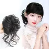 Venda Direta da Fábrica Anel de Enrolar Barba Longa Peruca Macia para Mulheres Cabelo Natural Fofo Anel de Cabelo Barba de Dragão Preguiçosa Chapinha de Cabelo