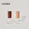 Frasco Refil de Perfume de Luxo Tampa de Madeira Borrifador Portátil Vidro Vazio 10 ml Tamanho Viagem Frasco de Reposição de Perfume de Marca Famosa