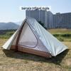 Barraca de praia de camping ao ar livre à prova de chuva portátil de camada dupla barraca de caminhada leve abertura rápida barraca inflável dupla