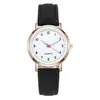 Novo Relógio Luminoso para Mulheres, Digital Retro Simples em Couro Nubuck, Pequeno Relógio Casual Fresco, Relógio de Pulso Feminino a Quartzo
